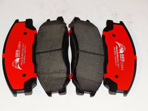 For 01-06 Santa Fe 02-04 Sedona Premium Quality Front Brake Pads With Shims D864