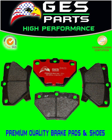 Premium Quality Rear Brake Pads Fits Celica Corolla Matrix D823