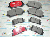 2 Sets Front & Rear Brake Pads Fit 01-03 Toyota Highlander D884 D885