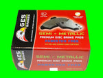 2 Sets Front & Rear Brake Pads Fit 01-03 Toyota Highlander D884 D885