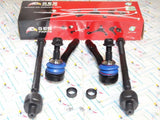 For E60 E63 E64 525i M5 M6 NEW 4PCS Front Inner & Outer Tie Rod Ends 32106777479