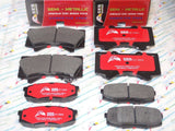 2 Front & Rear Brake Pads 08-15 Land Cruiser Sequoia Tundra LX570 D1303 D1304